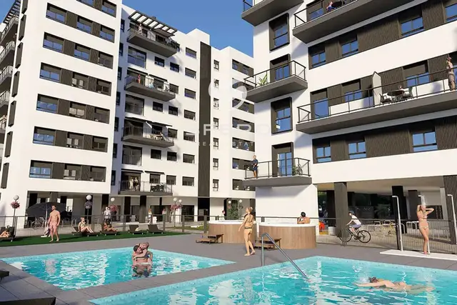 Bright apartments for living in a modern complex in the center of Castellón