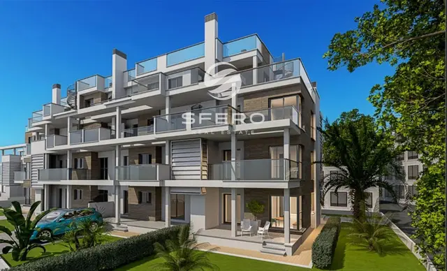 Bright apartments for living by the sea in a modern complex in Dénia