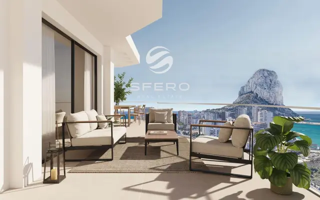 New residential complex for peaceful living with sea views in Calpe